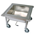 Bk Resources Stainless Steel Mobile Soak Sink, Marine Edge & Corner Bumpers BKS-1-SK-20-8-ME